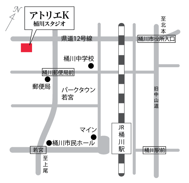 Okegawa map